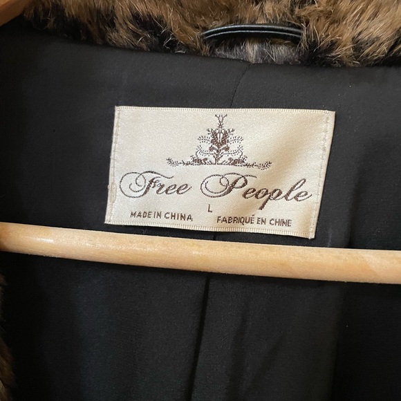 Free People Faux Fur Coat - Picture 7 of 7